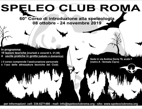 60° Corso di speleologia